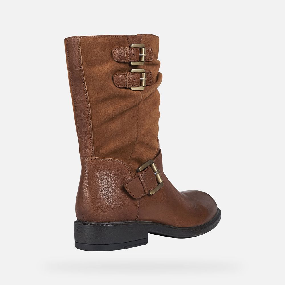 Geox Bayan Ankle Bot Kahverengi - Catria - VBN-701549